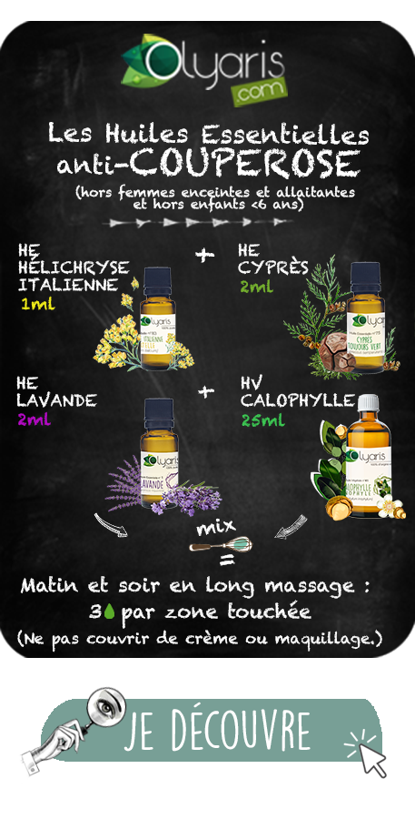 Huiles essentielles anti-couperose : le remède naturel et efficace - Olyaris